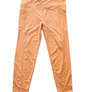 Women’s Pro Player Orange leggings EUC Size large
